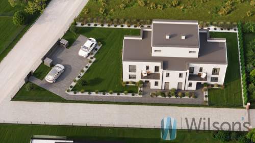 Nowy dom 5 pokoi gabinet na parterze Rekuperacja