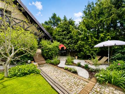 Dom przy lesie-Miedzyń 216 m sauna garaż ogród