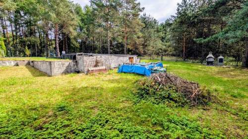 Działka z fundamentem Rybakowo, blisko jeziora