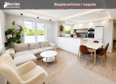 Duże, słoneczne mieszkanie z ogrodem 