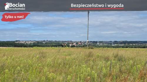 Płaska, słoneczna działka z dobrym dojazdem-Glincz