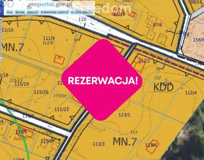 Działka pod dwulokalowca, dostępne wszystkie media