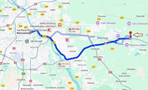 Parterowy dom z ogrodem i stawem   Dębe Wielkie