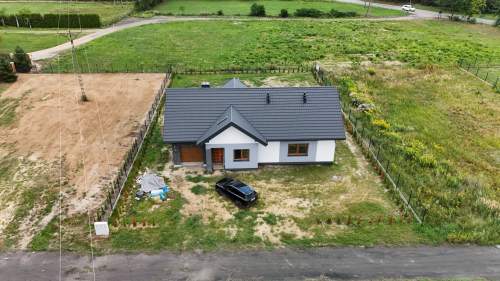 Nowy dom 180 m z garażem, pompą ciepła i działką 1106 m
