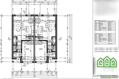 Dom developerski bliźniak 107/220 Czyżkówko VI.27