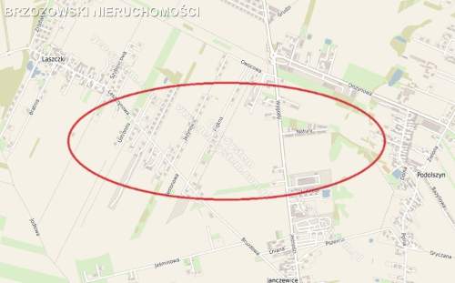 Laszczki Raszyn MPZP projekt 1500 m2, mieszkaniowa