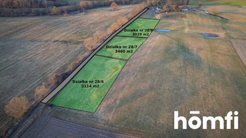 Wyjątkowa działka z widokiem na pola i lasy