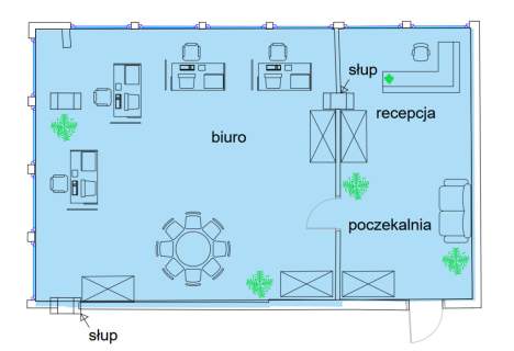 Do wynajęcia biuro na 7. piętrze - 59 m 