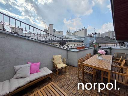 Stylowy apartament z jedną sypialnią i tarasem w centrum Kazimierza