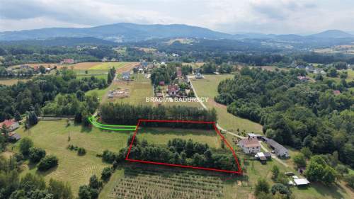 Działka budowlana na sprzedaż, 4898 m2, Łąkta Górna
