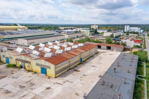 Kompleks przemysłowy 8 536 m suwnice PV