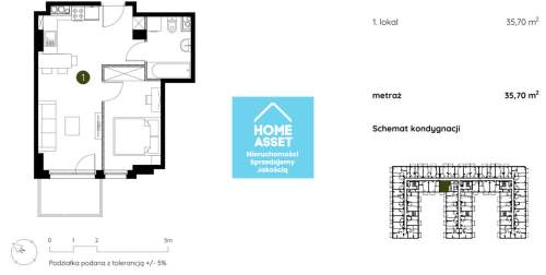 Apartament inwestycyjny w pobliżu Martwej Wisły