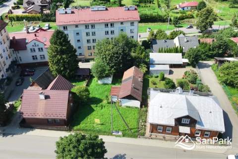 Bieszczady Ustrzyki Dolne działka w centrum miasta