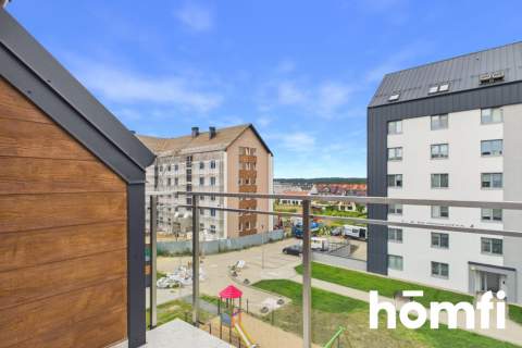 Nowoczesne 2 pokoje mieszkanie z dużym balkonem