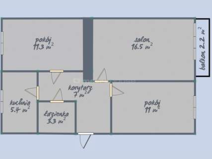 3 pokoje i 54,5 m stwórz mieszkanie po swojemu