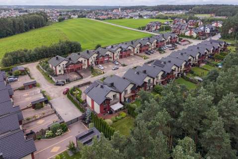 Dom szereg narożny z działką 500 m2 w Luzinie 