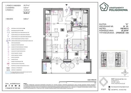Apartamenty Poligonowa 2 pokoje z dużym balkonem