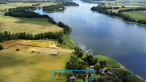 Duża działka z linią brzegową jeziora,Skarlin
