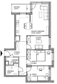 Mieszkanie 85m2, 4pokoje Gdańsk-Przymorze