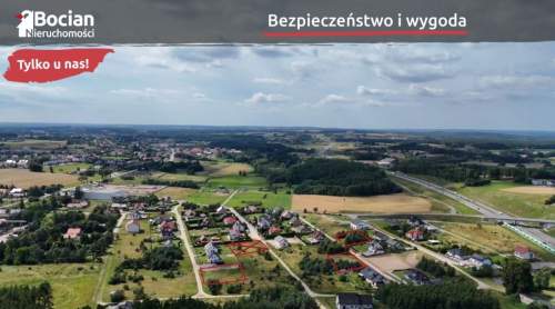 Kompleks uzbrojonych działek Dobry dojazd Szemud 