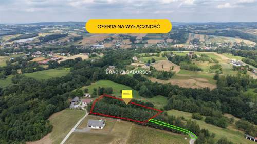 Działka budowlana na sprzedaż, 4898 m2, Łąkta Górna