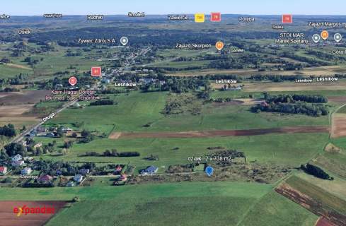ul. Rzewnego - Prąd, Woda, Kanalizacja przy działce 