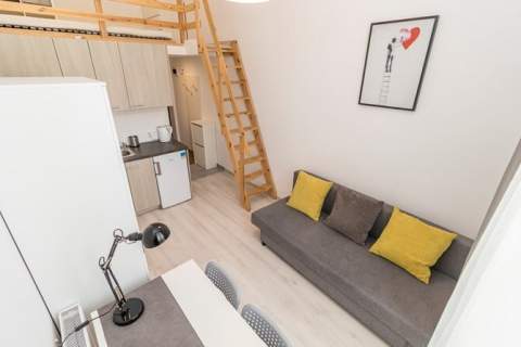 Legionów 40, Śródmieście, kawalerka z antresolą