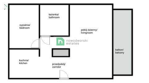 Do wynajęcia 2 pokojowe mieszkanie ul. Glogera