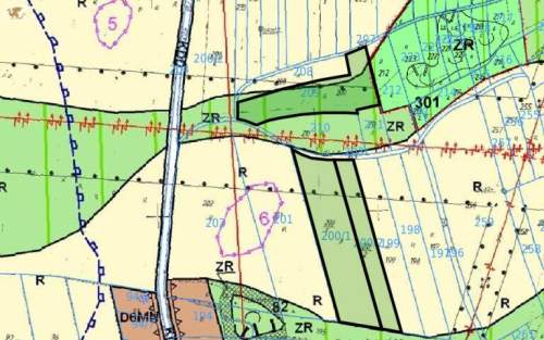 1,24 ha gruntu za 120 tys. zł Gołuchowice - gmina Skawina