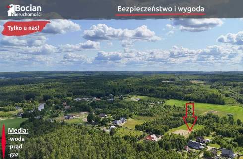 Malownicza działka z dobrym dojazdem do Trójmiasta