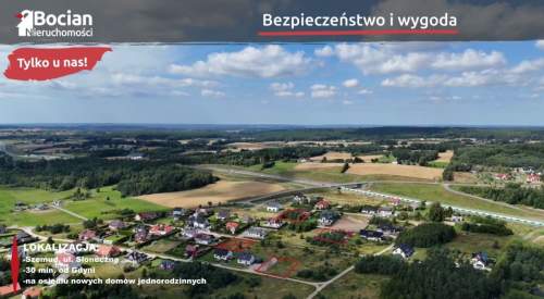 Kompleks uzbrojonych działek Dobry dojazd Szemud 