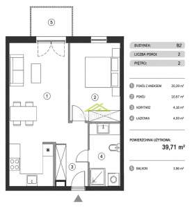 MIESZKANIE NA WYNAJEM 39,71 M2 2 POKOJE KRAKÓW