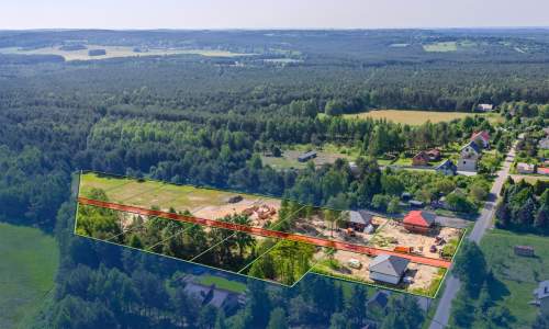 Pierwszy z czternastu nowych domów w Biskupicach