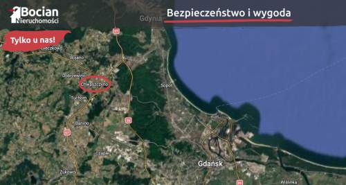 Uzbrojona płaska działka - Chwaszczyno 