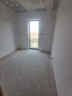 Nowoczesny dom w zabudowie bliźniaczej 91 m, Chełmce