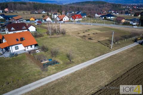 Działka 13,5 ara z panoramą na miasto, Poręba Mała