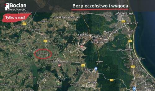 Duża, uzbrojona działka Dobry dojazd Dobrzewino