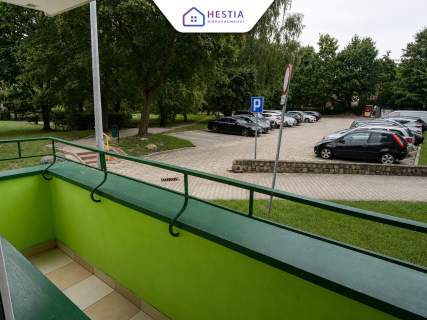 2 pokoje Parter z balkonem Idealne na biuro