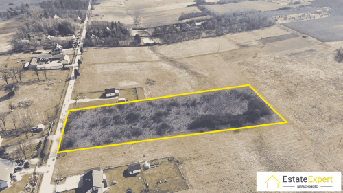 działka rolno budowlana 8700 m2 - Brudzów