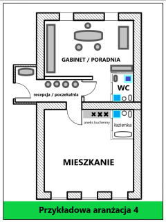 Apartament 5 pokoi 68m2 - mnogość opcji aranżacji - Ogrody