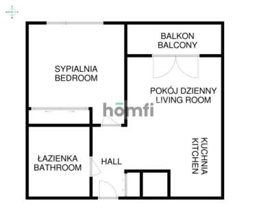 2 pokoje, garaż i loggia ul. Jesionowa, 9 piętro