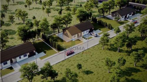 Dom z garażem 104.97 m2 blisko jeziora