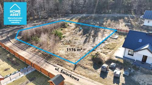 Warszkowo Działka przy lesie 1176 m