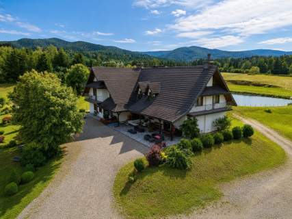 Pensjonat 1,79 ha w sercu Bieszczad Smerek