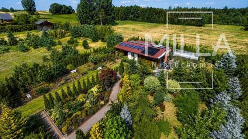 Domek całoroczny z fotowoltaiką blisko Jeziorska