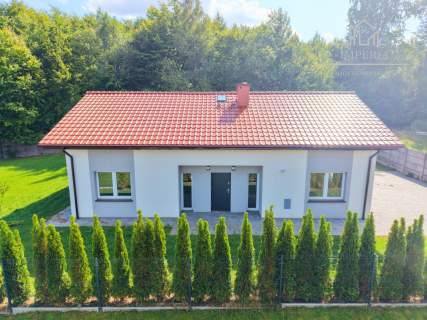 Nowy dom w otulinie lasu 102 m działka 1000 m