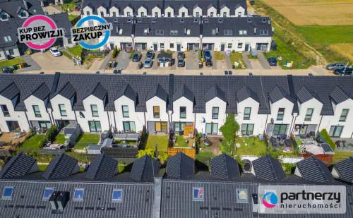 Wykończony nowy szereg w Pępowie 3 pokoje 