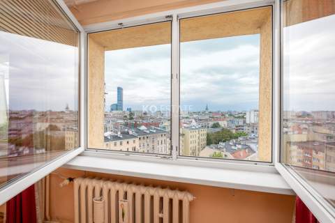 CENTRUM Panorama Wrocławia Balkon CO miejskie
