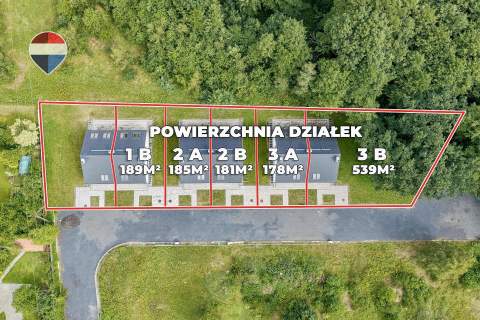 Na sprzedaż segmenty 109 m w sąsiedztwie lasu