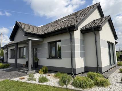 Ładny komfortowy Dom Parterowy 2 Garaże Monitoring sauna